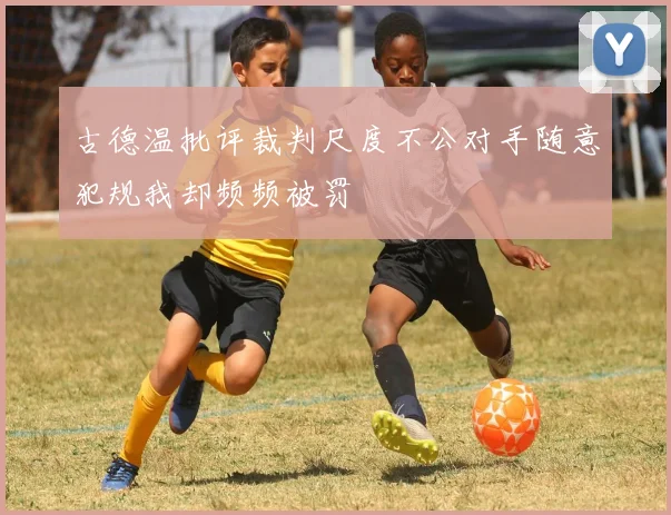 古德温批评裁判尺度不公对手随意犯规我却频频被罚